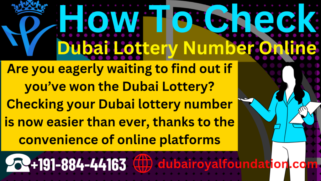 How To Check Dubai Lottery Number Online