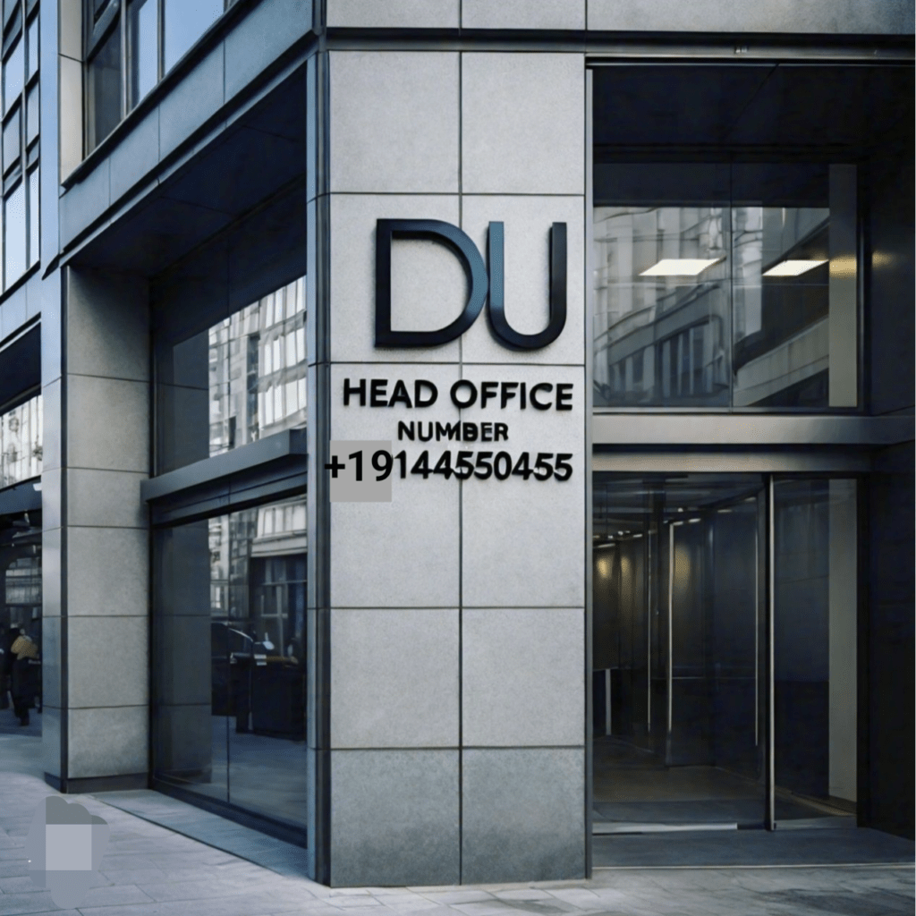 DU Head Office Number