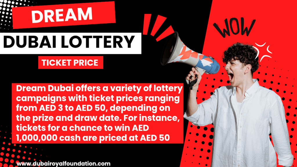 Dream Dubai Lottery ticket price